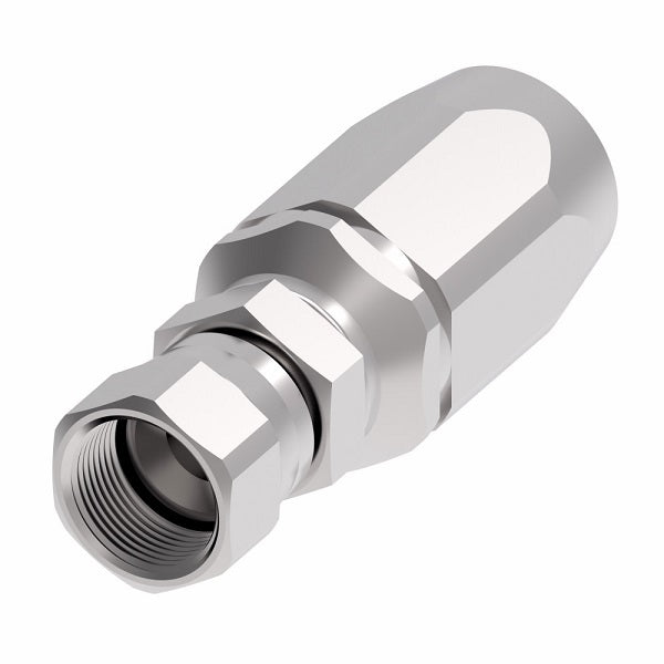 FC5988-1616S Aeroquip by Danfoss | Female 37° JIC Swivel 100R2 TTC Reusable Hose Fitting | FC Series | -16 Female 37° JIC Swivel x -16 Reusable Hose End | Steel