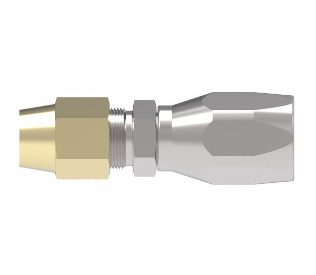FC7031-1010-206 Aeroquip by Danfoss | Compression Ball Sleeve 100R5 Reusable Hose Fitting | -06 Reusable Hose End | Steel