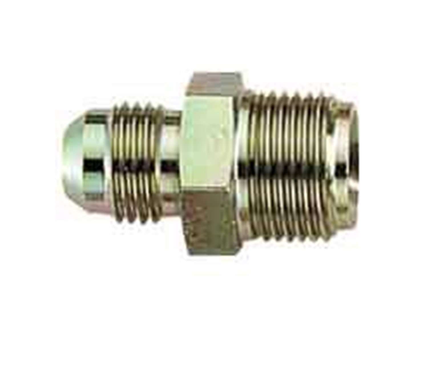 FBM2965 (FCM2965) Eaton Aeroquip® AQP® High Pressure / Power Steering Hose Adapter - Inverted Flare - 06AN Dash Size x 11/16-18" Pipe Size - Straight - Steel