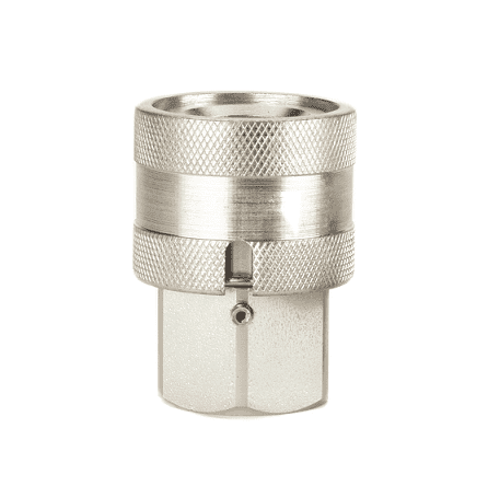 FD69-1026-06-08 Hansen® by Danfoss | Quick Disconnect Coupling | FD69 Series | 3/8" Female NPT x 1/2" Water Blast | Socket | FKM Seal | Steel