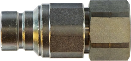 FF3812M by Midland | Hydraulic Quick Disconnect | Flush Face ISO Female Pipe Plug | 3/8" Body Size | 1/2" Female NPT | Steel