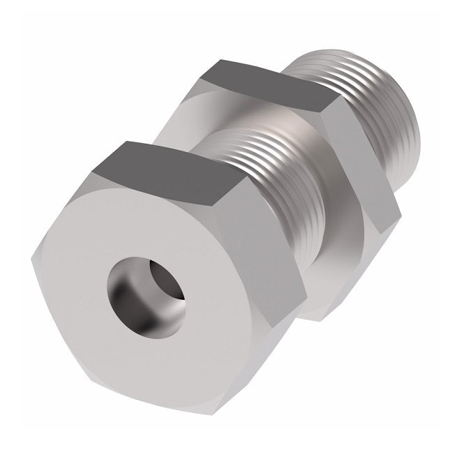 FF1922T1212S Aeroquip by Danfoss | ORS Bulkhead Male / Braze Adapter | -12 Male O-Ring Face Seal Bulkhead x -12 Braze End | Steel