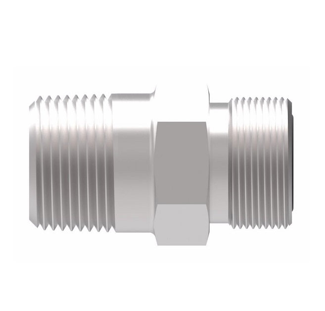 FF2031T0408S Aeroquip by Danfoss | ORS/Male NPTF Adapter | -04 Male O-Ring Face Seal x -08 Male NPTF | Steel