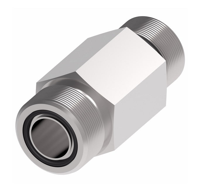 FF2211T0808S Aeroquip by Danfoss | ORS/SAE O-Ring Boss Adapter | -08 Male O-Ring Face Seal x -08 Male SAE O-Ring Boss | Steel
