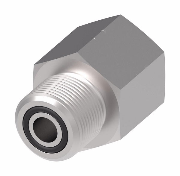 FF2281T1012S Aeroquip by Danfoss | ORS/ORS Reducer Adapter | -10 Male O-Ring Face Seal x -12 Female O-Ring Face Seal | Steel