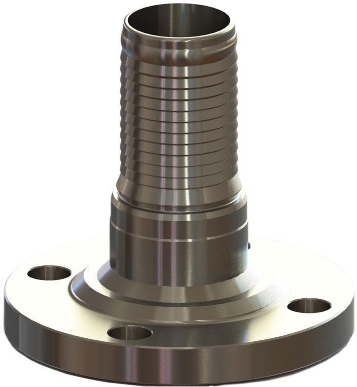 FHAS-10C by Campbell Fittings | Fixed Flange | 2-1/2" 150# Flange x 2-1/2" Hose Barb | Steel
