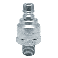 FHP2M2 by ZSi-Foster | Quick Disconnect | FH Series | Two Way Valved Plug | 1/4" MPT | Steel