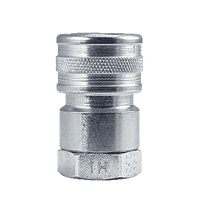 FIS2F2 by ZSi-Foster | Quick Disconnect | FIH Series | One Way Valved Socket | 1/4" FPT | Steel