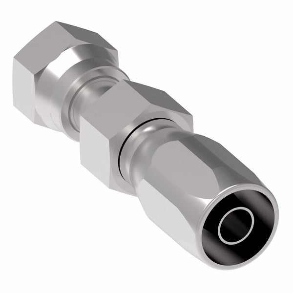 FJ9706-0606S Aeroquip by Danfoss | Female ORS Swivel 100R5 Reusable Hose Fitting | -06 Female O-Ring Face Seal Swivel x -06 Reusable Hose End | Steel