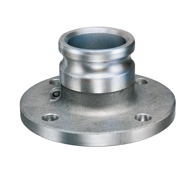 FL-AL-A200 by Kuriyama | FL-AL-A Series | Cam & Groove Adapter | 2" Adapter x 2" 150# ASA Flange | Aluminum