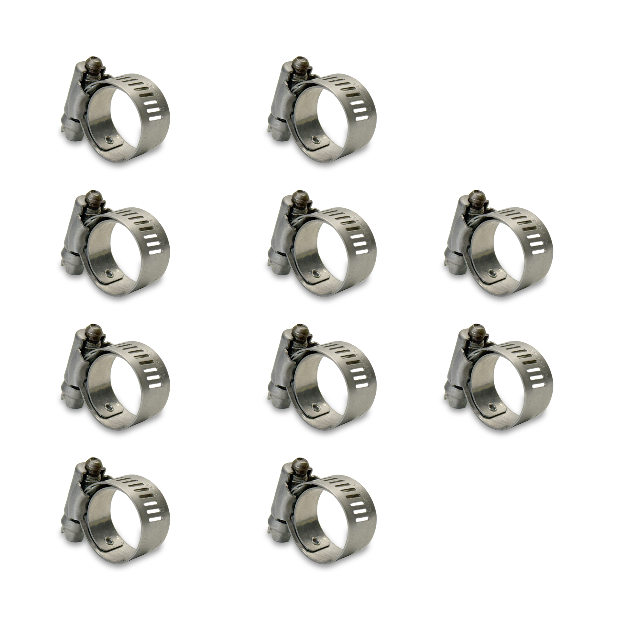 FLX2582-0010 by FlexFab | Series 2582 | Lined Worm Gear Clamps | 0.75" Min Dia | 1.06" Max Dia | 10 Per pack