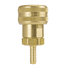 FM4804H by ZSi-Foster | Quick Disconnect | 1-Way Automatic For Socket | Hose Stem | For Heat | Viton Seal | 3/8" ID