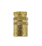 FS300V by ZSi-Foster | Quick Disconnect | FJT Series | 3/8" One Way Valved Socket | 1/4" FPT Socket | w/ o Stem | Brass