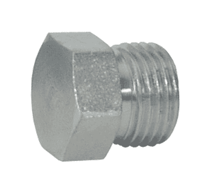 FS2408-8 Dixon Valve Zinc Plated Steel 13/16"-16 Male Flat Face Plug
