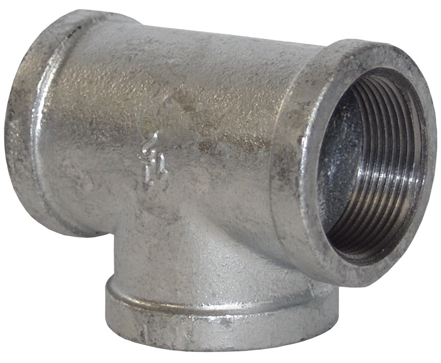 FT300G by Dixon Valve | Tee Adapter | 3" Female NPT x 3" Female NPT x 3" Female NPT | 150# Galvanized Iron