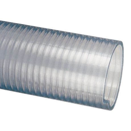 FT125X100 Tigerflex by Kuriyama | FT Series | Heavy Duty Food Grade Suction Hose | 1-1/4" ID | PVC | 100ft Length