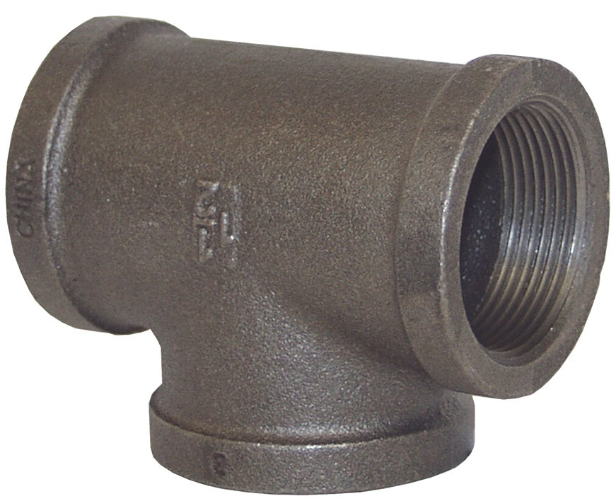 FT120 by Dixon Valve | Tee Adapter | 1-1/4" Female NPT x 1-1/4" Female NPT x 1-1/4" Female NPT | 150# Iron