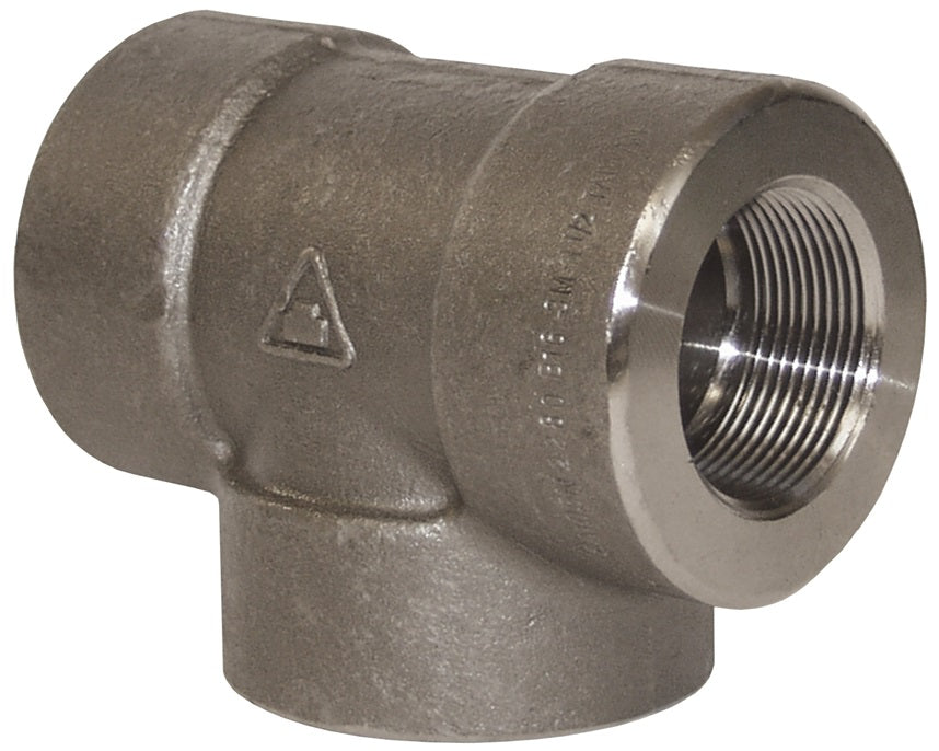 FT25FS by Dixon Valve | Tee Adapter | 1/4" Female NPT x 1/4" Female NPT x 1/4" Female NPT | 2000# Forged Steel