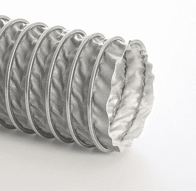 4-Flex-Lok-600-25 by Flexaust | #1930400025 | Flex-Lok 600 Fume Duct Hose | 4 inch | 25ft
