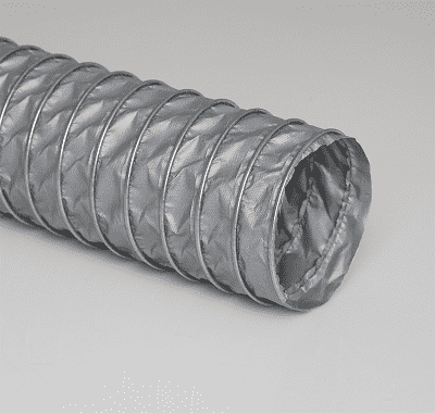 10-Flex-Lok-PVG-25 by Flexaust | #1911000025 | Flex-Lok PVG Fume Duct Hose | 10 inch | 25ft
