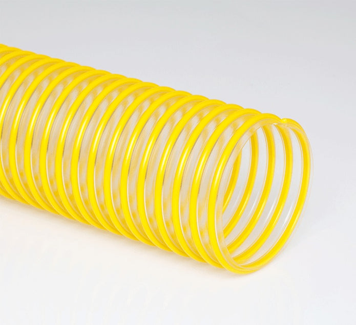 8-Flex-Tube-PU-12 by Flexaust | #3493080012 | Flex-Tube PU | Dust and Material Handling Duct Hose | 8 inch | 12ft