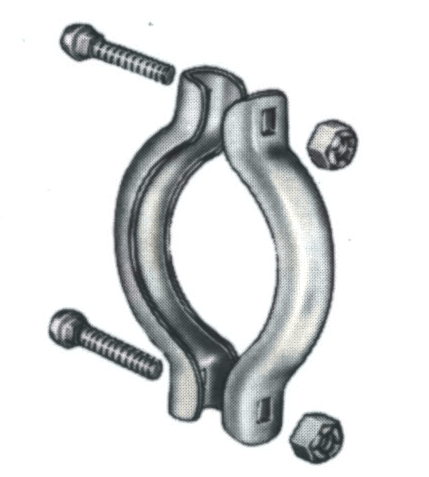 NH100085-350YF Flexmaster by Danfoss | Tube / Pipe Coupling | 4" Tube OD / 4" Pipe OD