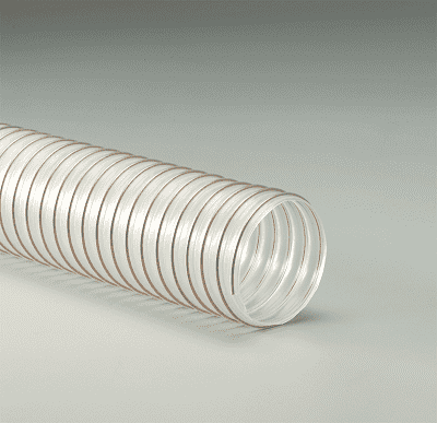 4-Flx-Thane-SE-50 by Flexaust | #8631040050 | Flx-Thane SE | Air, Dust, and Material Handling Duct Hose | 4 inch | 50ft