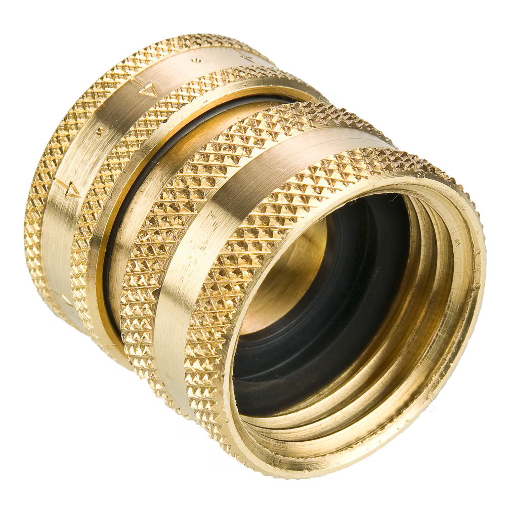 1163-61-BPD by Parker | Garden Hose Fittings | 3/4" Body Size | 1.25" Length | Straight | Brass | Pack of 25