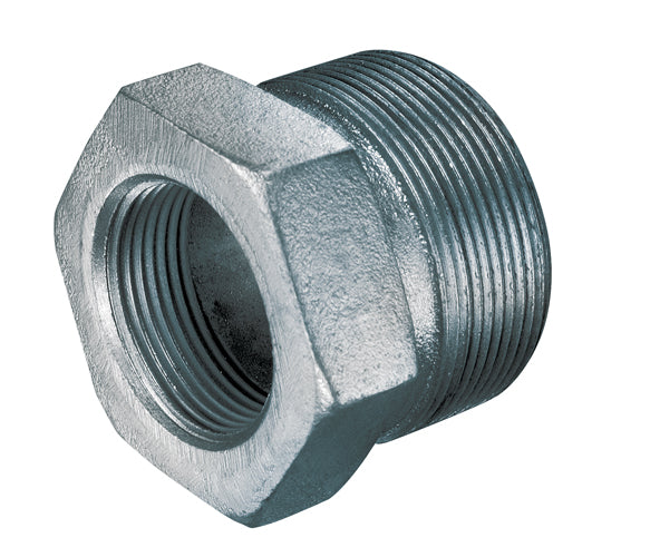 GJF-400 by Kuriyama | Ground Joint Coupling Female Spud with Copper Seal | 4" Female NPT x 4" Male NPS | Zinc Plate