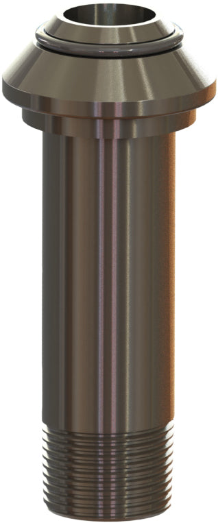 GJMS-6 by Campbell Fittings | Ground Joint Coupling | Male End | 1-1/2" Viton Seal x 1-1/2" Male NPT Thread | Viton® Seal | Straight | Plated Steel