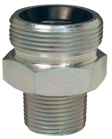 GM33 by Dixon Valve | Boss® Ground Joint | Male Spud | 2-1/2" Male NPT x Wing Nut Thread | Plated Iron