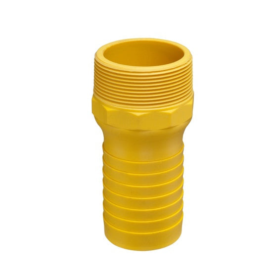 GRN200 by Kuriyama | GRN Series | Combination Hose Nipple | 2" Male NPT x 2" Hose Barb | Glass Reinforced Nylon