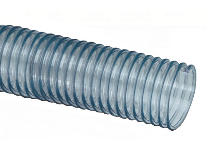 GTF150X100 Tigerflex™ by Kuriyama | GTF™ Series | Food Grade PVC Ducting / Material Handling Hose | 1-1/2" ID | 1.82" OD | 100ft Length