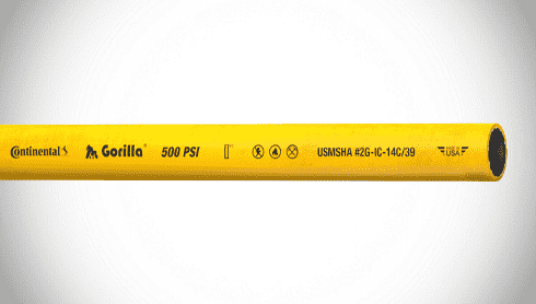 20026290 Gorilla® by ContiTech | Air / Multipurpose Hose | Continental | 0.75" (3/4") ID | 500 PSI | Yellow | 500ft
