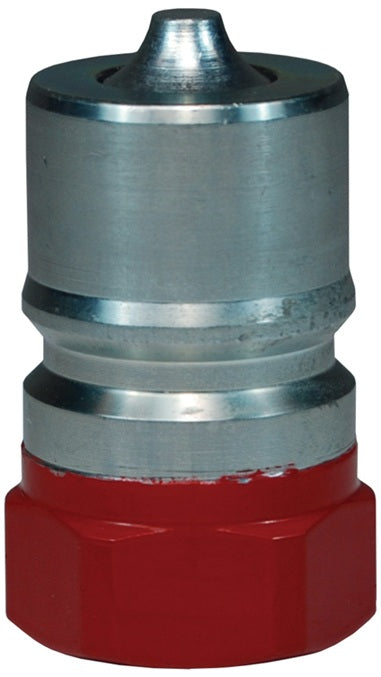 H8F8-SS-BOP by Dixon Valve | Hydraulic Quick Disconnect Coupling | H-BOP-Series | 1" Female NPTF x 1" Body Size | ISO-B Blowout Preventer Safety Plug | FKM Seal | 316 Stainless Steel