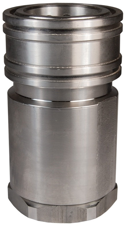 12HBF12-S by Dixon Valve | Hydraulic Quick Disconnect Coupling | H-Series | 1-1/2" Female BSPP x 1-1/2" ISO-B High Volume Interchange | Socket | Nitrile Seal | 303 Stainless Steel