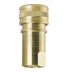 H4B by ZSi-Foster | Quick Disconnect | FHK Series | 1/2" Two Way Shut Off | 1/2" Socket | Brass