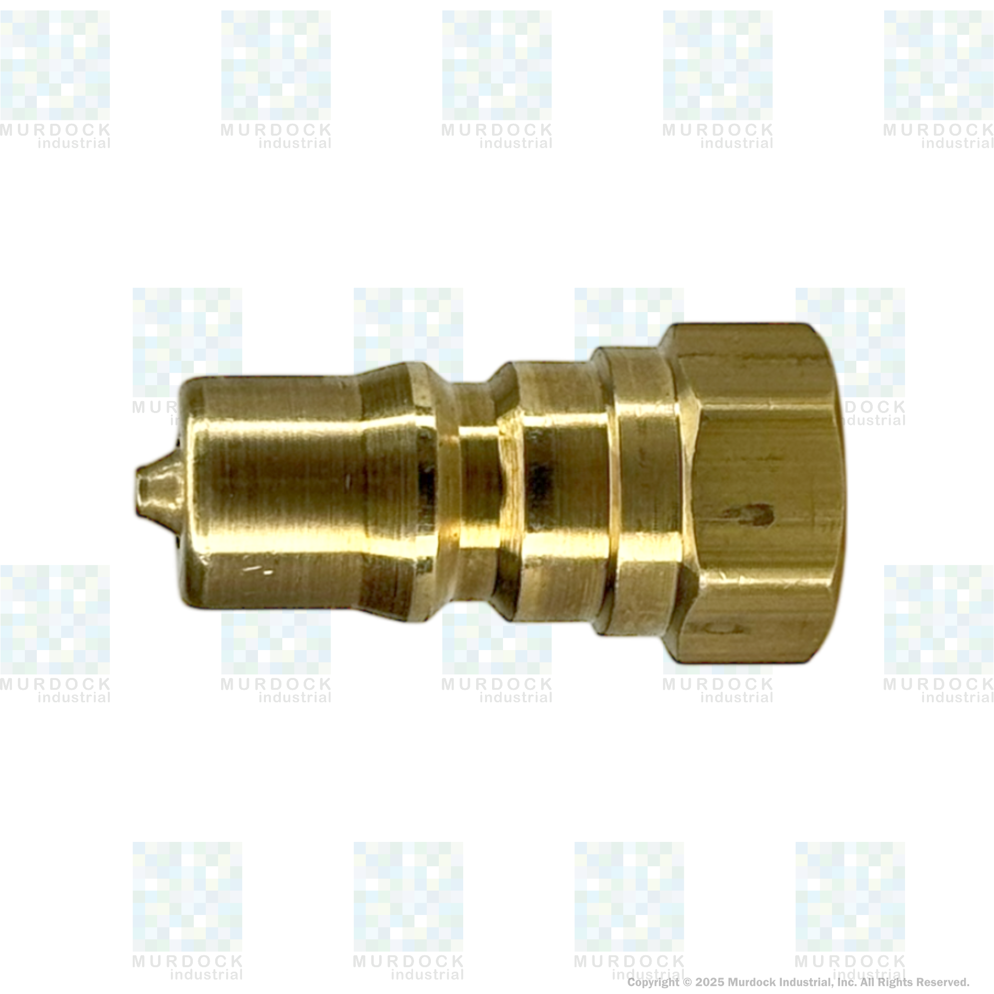 H3F3-B by Dixon Valve | Hydraulic Quick Disconnect Coupling | H-Series | 3/8" Female NPTF x 3/8" ISO-B Interchange | Plug | Brass