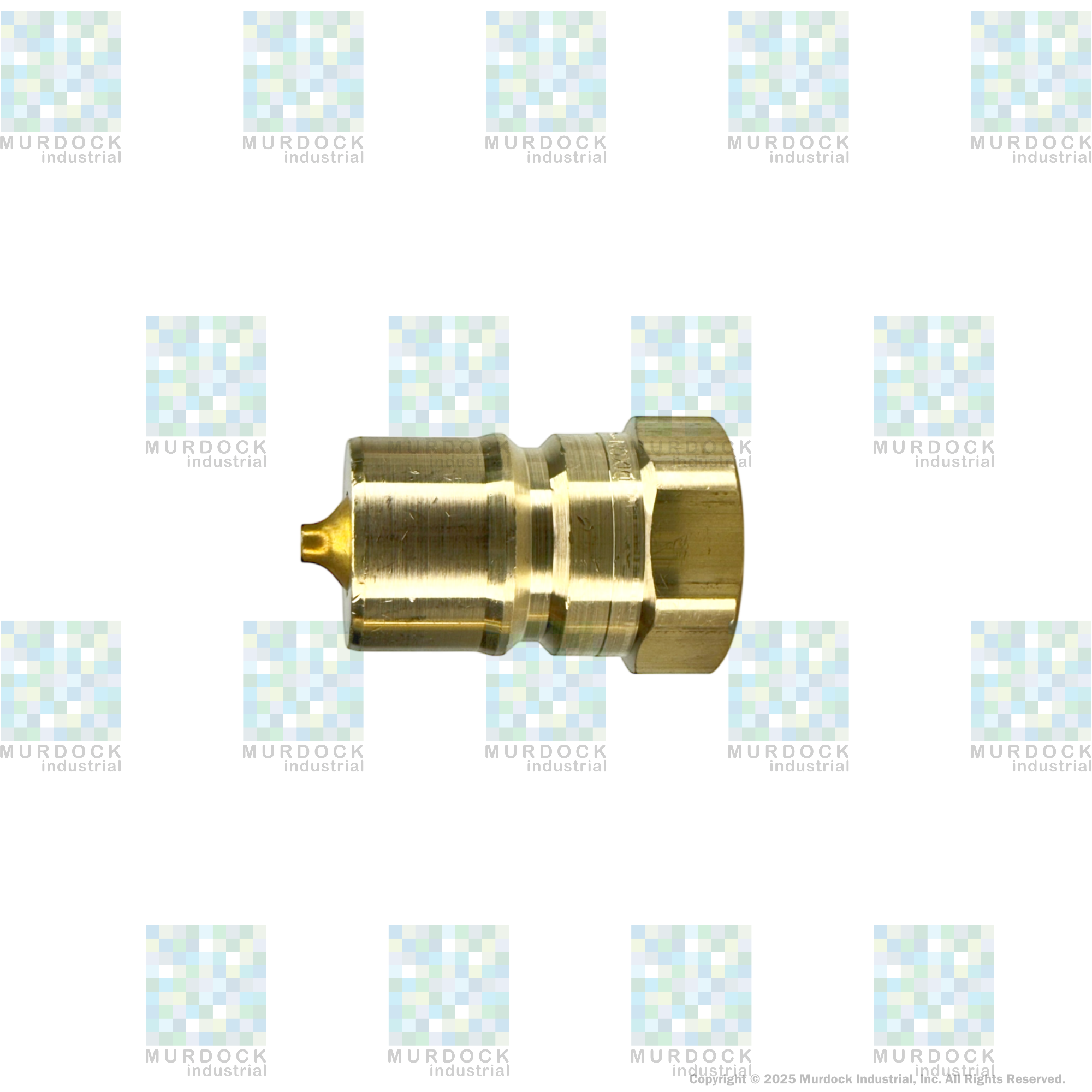 H6F6-B by Dixon Valve | Hydraulic Quick Disconnect Coupling | H-Series | 3/4" Female NPTF x 3/4" ISO-B Interchange | Plug | Brass