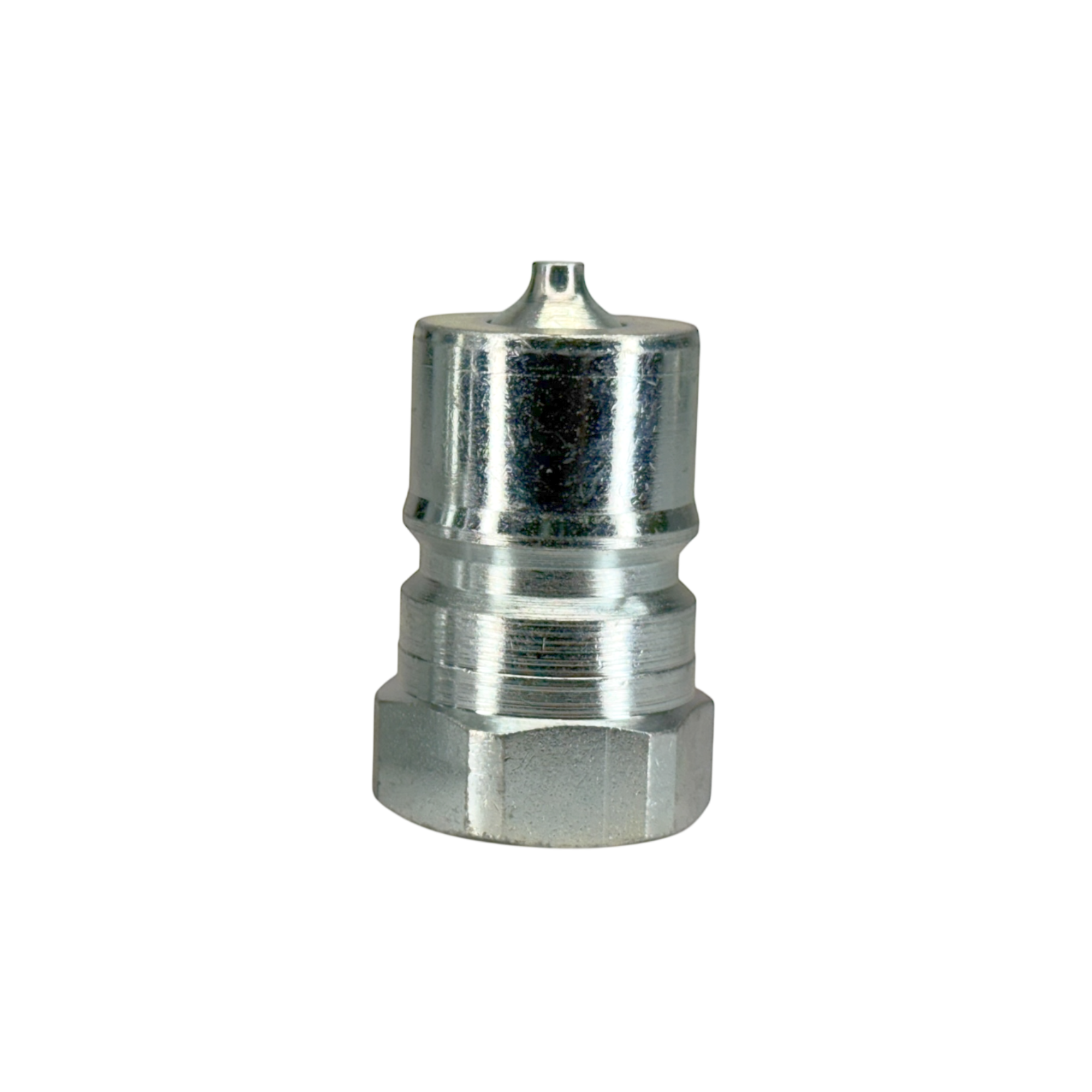 H6F6 by Dixon Valve | Hydraulic Quick Disconnect Coupling | H-Series | 3/4" Female NPTF x 3/4" ISO-B Interchange | Plug | Steel