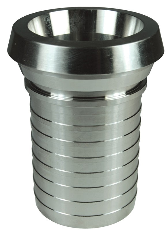 HA0243 by Dixon Valve | Holedall® DIN External Crimp Fitting | Female Stem | 80 DIN | 3" Size | 316 Stainless Steel