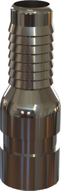 HAGS-4 by Campbell Fittings | Grooved Combination Nipple | 1" Female NPT Thread x 1" Hose Barb | Carbon Steel