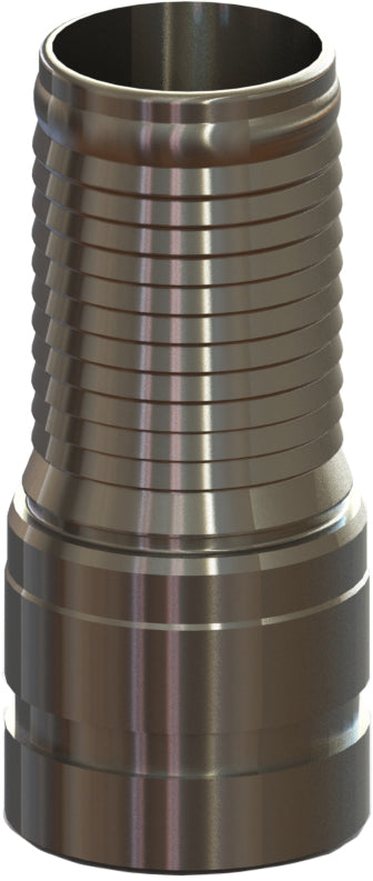 HAGS-24C by Campbell Fittings | Grooved Crimpnology Nipple | 6" Grooved End x 6" Hose Barb | Plated Steel