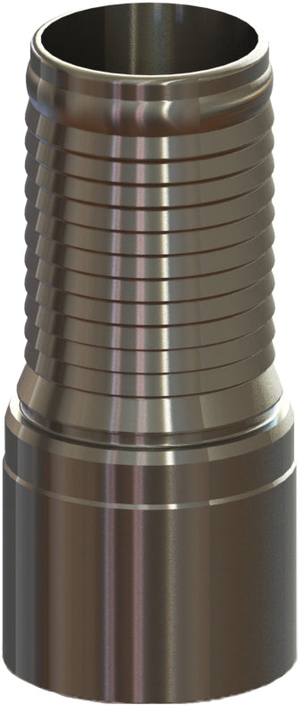 HASS-6C SQ by Campbell Fittings | Square Cut End | 1-1/2" Square Cut x 1-1/2" Hose Barb | 316 Stainless Steel