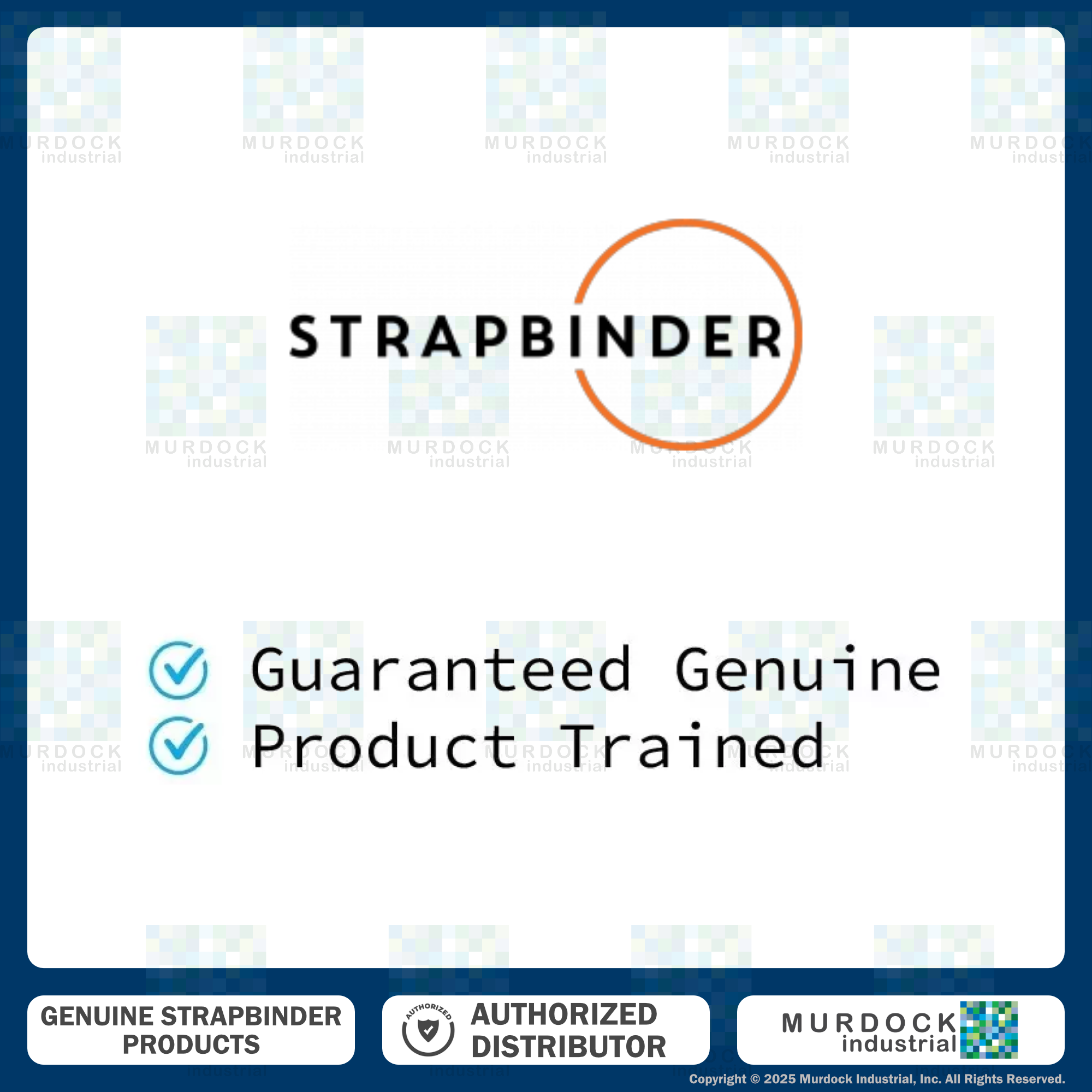 HBCP14 by Strapbinder | Center Punch Clamp | 3-1/2" ID | 5/8" Width | .027" Thickness | Galvanized Carbon Steel | Box of 50