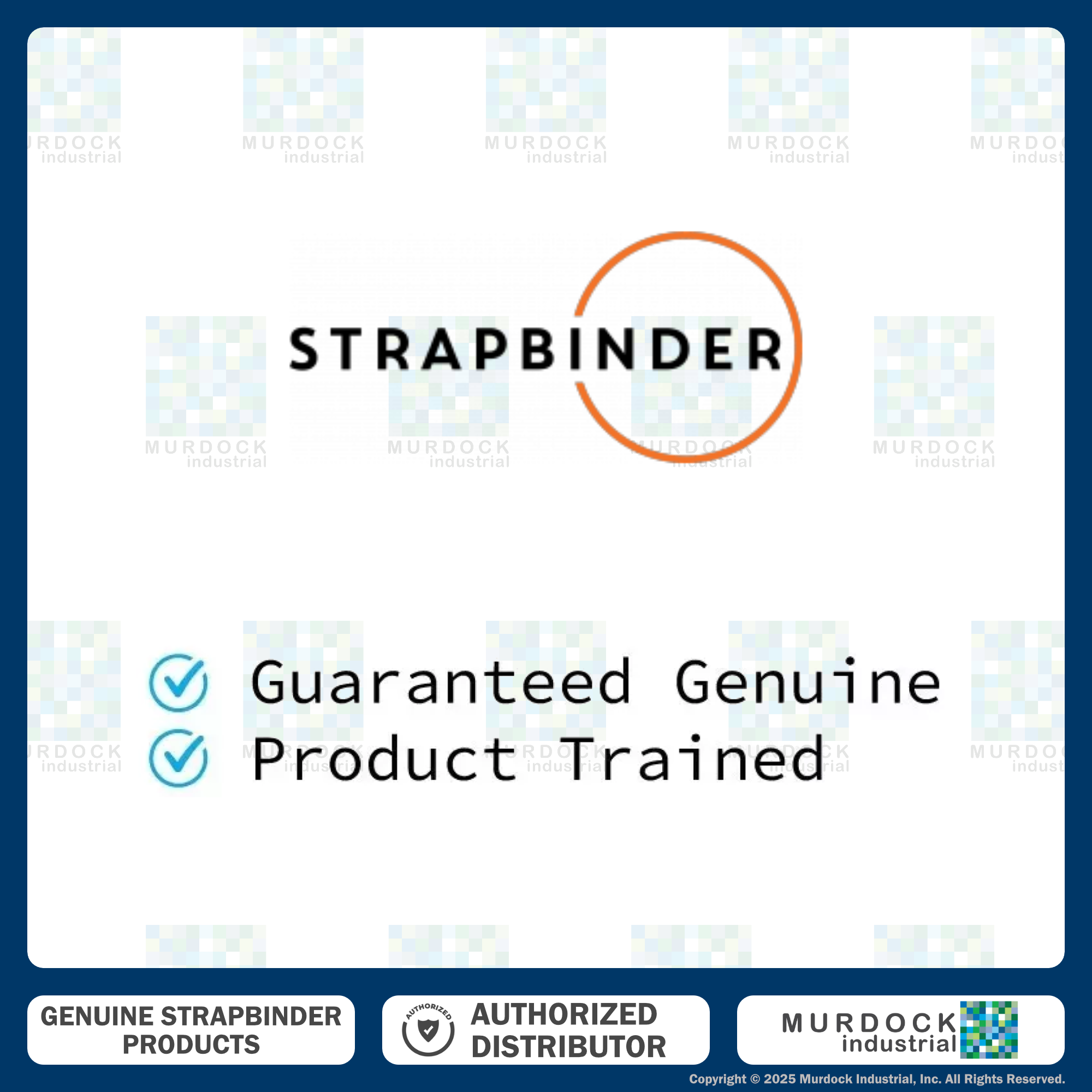 HBCP4 by Strapbinder | Center Punch Clamp | 1" ID | 5/8" Width | .027" Thickness | Galvanized Carbon Steel | Box of 100