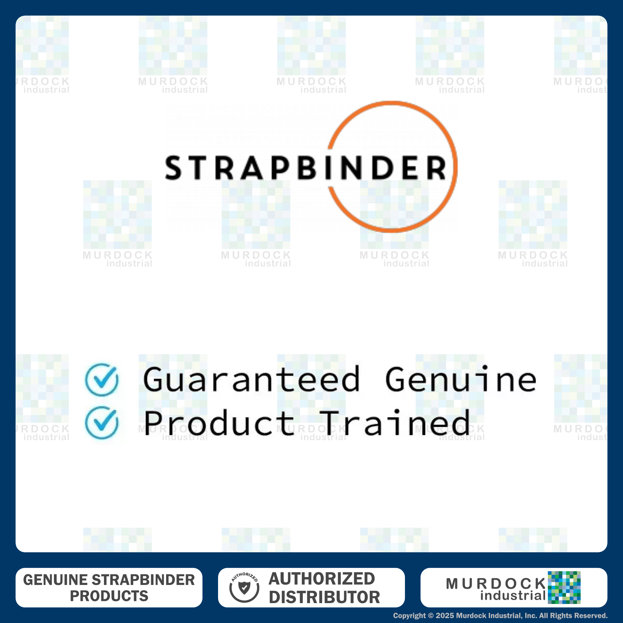 HBCP5 by Strapbinder | Center Punch Clamp | 1-1/4" ID | 5/8" Width | .027" Thickness | Galvanized Carbon Steel | Box of 100