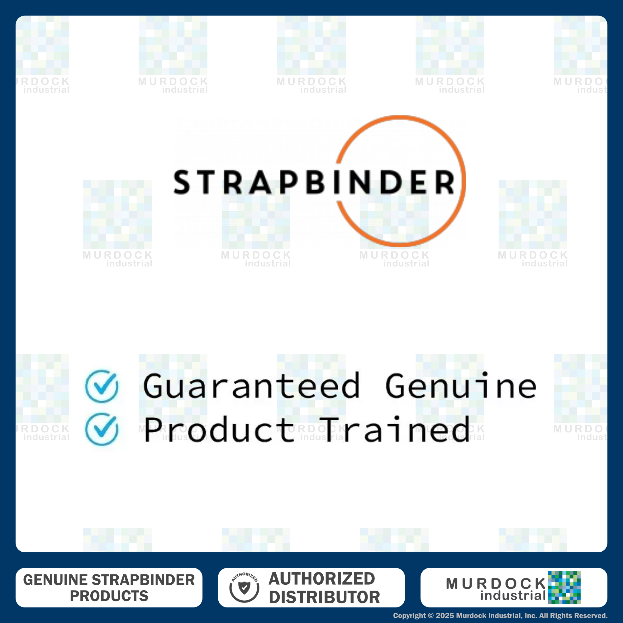HBCP9 by Strapbinder | Center Punch Clamp | 2-1/4" ID | 5/8" Width | .027" Thickness | Galvanized Carbon Steel | Box of 100