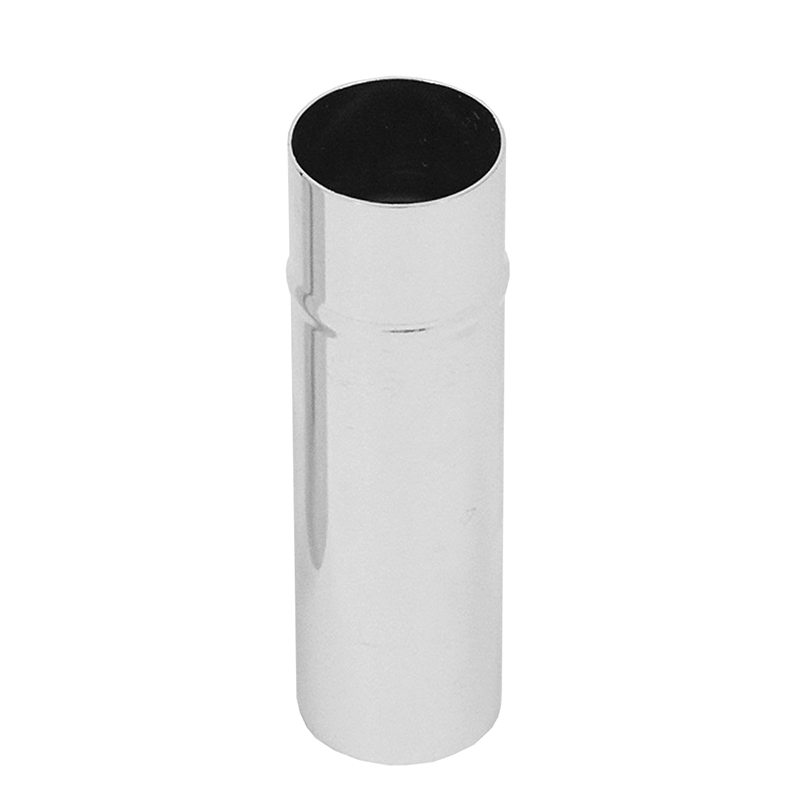 HO15T by Flexaust | Vacuum Inlet Adapter | 1-1/2" Hose ID | 5" Length | Chrome Plated Steel