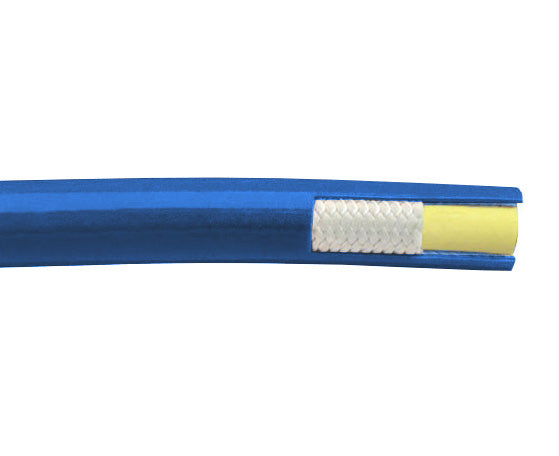 HPBU-MM16X600 Piranha® by Kuriyama | HPBU Series | Sewer Cleaning Hose Assembly | 3000 PSI | 1" ID | 1.48" OD | 1" Male NPTF x 1" Male NPTF | Blue | 600ft Length